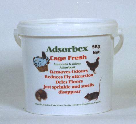 Adsorbex Cage Fresh 5kg Drum for use with ferret breeders or rabbit breeders